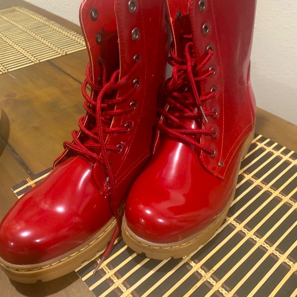 Dirty laundry rain boots